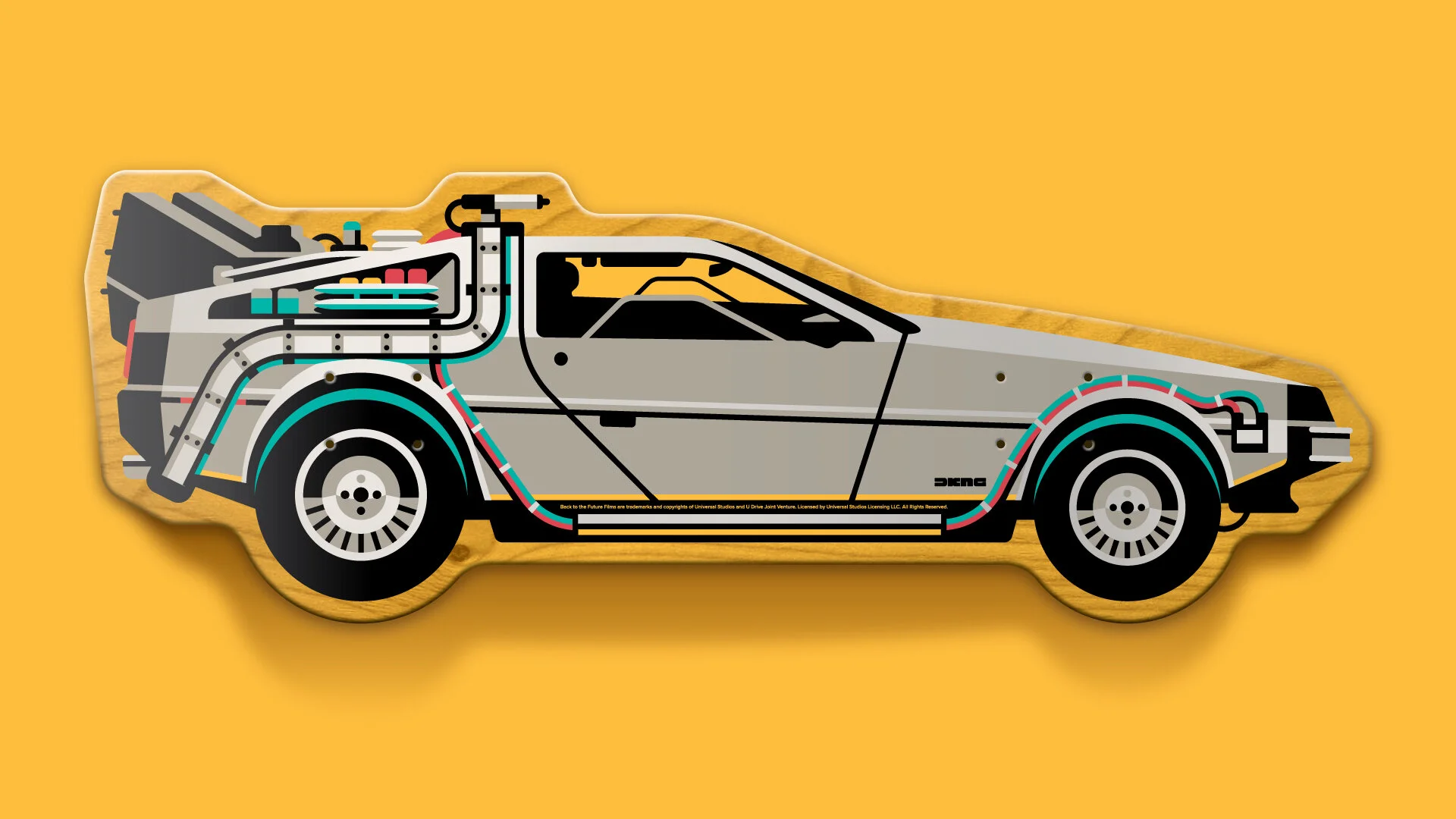 Back to the Future アートスケートボード ホバーボード バック トゥ ザ フューチャー コンプリート スケート